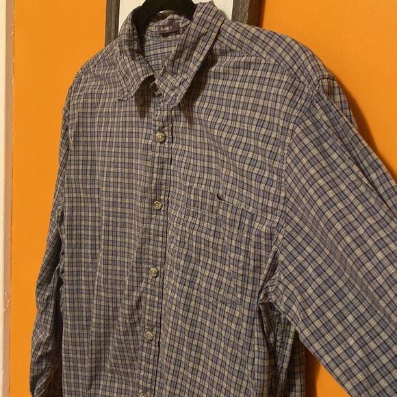 Eddie Bauer Mens Plaid Button Down Shirt Medium Classic Fit Size Medium - Picture 4 of 9
